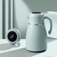 Bouilloire isotherme intelligente MM grande capacité, type presse, pour la maison et le bureau, bouteille d'eau électrique à maintien au chaud