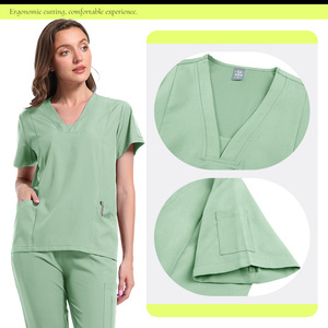 Women's Hospital Scrub Pants Moisture Wicking Knitted Elastic Waist Jogger Style Uniforms For Medical Use - Product Image 3