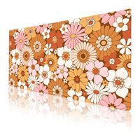 Tapis de souris personnalisé en cuir PU imperméable, tapis de bureau ergonomique pour jeux, cuir de chamois, 800x400mm/800x300mm en stock