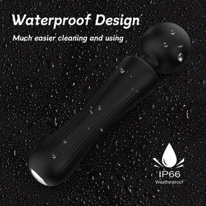 新しいセックストイAVスティックマッサージ器デュアルバイブレーションシリコン防水充電式女性用マスターベーションバイブレーター - Product Image 3