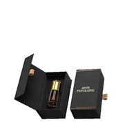 Boîte personnalisée à couvercle rabattable de style livre pour bijoux et parfums, fermeture magnétique, emballage cadeau haut de gamme avec impression UV, fabriqué en Chine