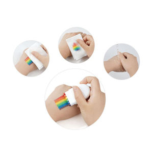 Peinture corporelle arc-en-ciel, peinture faciale personnalisée à base d'huile, kit de peinture faciale à 3 couleurs, kit de peinture pour gâteaux - Product Image 3