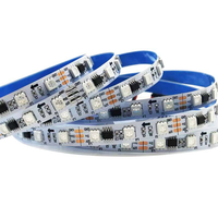 Bande LED Flexible Adressable WS2811 RGB en Cuivre 12V/24V 60 LED/m 5M pour Éclairage Paysager CRI 80 Dimmable Garantie 2 Ans