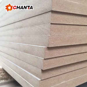 Eco-Friendly 1220x2440 sizes laminated waterproof plain mdf wood board