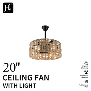 Lámpara colgante de ratán tejida a mano de 20 pulgadas – lámpara colgante de bambú estilo boho vintage con acabado dorado - Product Image 2