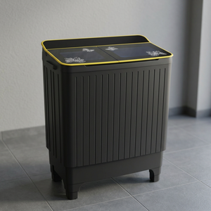Lave-linge semi-automatique efficace pour le lavage et le séchage des vêtements avec fonction de lavage et d'essorage à double cuve - Product Image 4