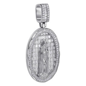 Chapado en oro Mamá Nuestra Señora <span class=keywords><strong>De</strong></span> <span class=keywords><strong>Guadalupe</strong></span> Colgante <span class=keywords><strong>Virgen</strong></span> María 18K Color oro Zircon Cz <span class=keywords><strong>Virgen</strong></span> <span class=keywords><strong>De</strong></span> <span class=keywords><strong>Guadalupe</strong></span> Colgante Collar - Product Image 4