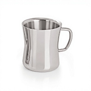 Hot Sale Good Quality Reusable Stainless Steel <b>Double</b> <b>Wall</b> Damru Shape <b>Mug</b> for Coffee Tea Milk With Handle - Product Image 1