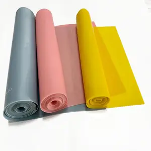 Hoge Sterkte Aangepaste Platte Weerstand Bands Elastische Yoga Band Latex Weerstand Band Roll