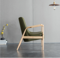 Chaise inclinable nordique de salon en bois de gris massif, avec accoudoirs, mobilier de chambre à coucher, nouveau,