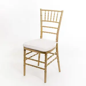 Wholesale Gold Plastic Monobloc Resin Stackable Wedding Banquet Tiffany Chiavari Chairs Bamboo chairs chateau chairs Napoleon