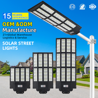 Lampadaire Solaire LED Commercial Tout-en-un OEM ABS 1000W avec Contrôleur MPPT Étanche IP65 pour Éclairage Routier de Parcs Thème
