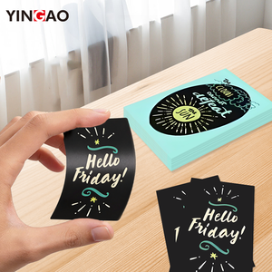 Tarjeta de Amor Personalizada para el Cuidado Personal Positivo, Acabado Brillante y Mate Colorido, Juego de Tarjetas Motivacionales para la Salud Mental, Tarjeta de Papel Copperplate - Product Image 5