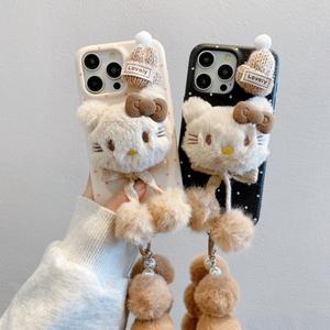 غطاء واقي مقاوم للسقوط بقشرة ناعمة لهاتف آيفون من نوع Kt جراب بنمط جلد من البولي يثين الحراري بنمط القبعات القطيفة لهاتف أبل - Product Image 1