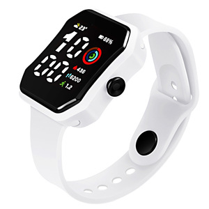 ร้อนกีฬานาฬิกาสําหรับผู้หญิงและผู้ชายอิเล็กทรอนิกส์ LED นาฬิกาดิจิตอลแฟชั่นสบายๆนาฬิกาซิลิโคน - Product Image 3