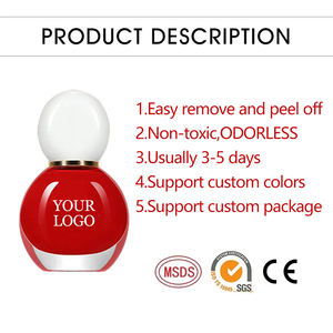 للبيع بالجملة طلاء أظافر جاف مائي قابل للتنفس طلاء أظافر جل للأطفال غير سام نباتي قابل للتقشير - Product Image 5