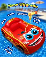 Bouée gonflable personnalisée pour enfants avec pistolet à eau - Vente en gros directe usine - Jouet aquatique pour garçons - Amusement estival