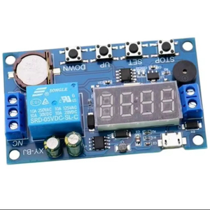 Dual Delay Time <span class=keywords><strong>Relay</strong></span> Module Control Trigger Pulse Cycle Power Failure <span class=keywords><strong>Timer</strong></span> 220V Switch Circuit Board - Product Image 1