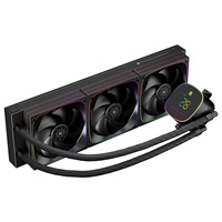 Refroidisseur de processeur liquide AIO Thermalright Frozen Horizon 360 Digital ARGB Noir avec écran numérique et ventilateur PWM 360 mm pour PC de bureau gaming