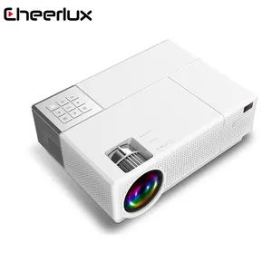Android projektör Cheerlux CL770 Full HD 1080 4000 lümen Beamer taşınabilir projektör eğitim için küçük toplantı odası