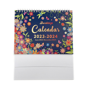 Calendrier de bureau à spirale mensuel avec logo personnalisé de dessin animé Kawaii, imprimé, organisateur de station, <span class=keywords><strong>2022</strong></span> <span class=keywords><strong>2023</strong></span>, support de table, calendrier à retourner - Product Image 6