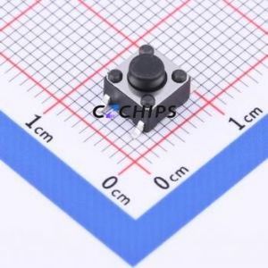 TSD003B05018A Tactile Switch SMD-4P,6x6mm Switch Round Button 1.8N Vertical Mount 6mm - Product Image 1