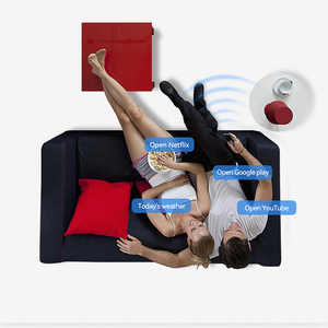 토플레오 W3 음성 TV 리모컨 STB 안드로이드 TV 박스 호환 ABS 유니버설 자이로스코프 리모컨 <span class=keywords><strong>2</strong></span>.4GHz 무선 에어 마우스 - Product Image 4