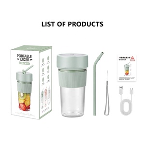 Đa Chức Năng Oran Máy Trộn Nước Trái Cây Sinh Tố Nhà Sản Xuất Xách Tay Mini USB Có Thể Sạc Lại Điện Cá Nhân Nhỏ Máy Xay Sinh Tố Máy Ép Trái Cây Chai - Product Image 5