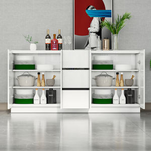 Gabinete de almacenamiento resistente al agua blanco moderno de moda para el hogar con cajones para uso en el dormitorio-Aparador de moda - Product Image 3