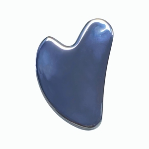 Tabla Gua Sha portátil de acero inoxidable 304, herramienta práctica de masaje para el rostro y el cuerpo, relajación, tratamiento diario de la piel - Product Image 6