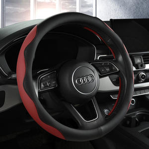 Nouveau couvre-volant en cuir F25 Nappa léger respirant évacuation de l'humidité ajustement serré <span class=keywords><strong>pour</strong></span> toutes les saisons utilisation générale de la <span class=keywords><strong>voiture</strong></span> - Product Image 2