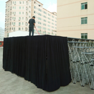 Sistema de escenario portátil, ligero y flexible de aluminio para eventos - Product Image 1