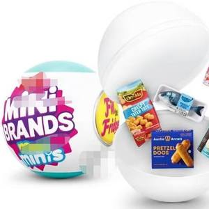 Juego de Cajas Sorpresa de Juguetes de Bambú en Mini Cápsulas y Comida para Refrigerador ZGBROTHERS al por Mayor, Regalo para Niñas de 0 a 24 Meses - Product Image 2