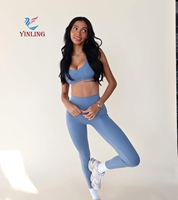 Ensemble de vêtements de sport pour femmes avec logo personnalisé, short de fitness, pantalon de yoga, soutien-gorge de sport, ensemble de yoga de haute qualité avec sublimation