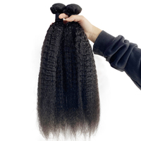 Vente directe usine : Lot de cheveux 100% naturels, noir naturel, bouclés, ondulés, effet mouillé