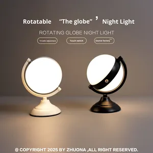 Bán Buôn 2025 Mới Có Thể Sạc Lại Pin Powered Không Dây Hình Dạng Quả Cầu Ngoài Trời Trang Trí Di Động Cổ Điển Bàn Đèn Ánh Sáng Ban Đêm - Product Image 4