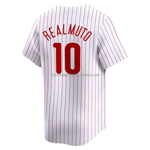 Camiseta de Hombre Estilo 2026 con Estampado de Bryce Harper, <span class=keywords><strong>Bryson</strong></span> Stott, Trea Turner y J.T. Camiseta de Béisbol de Realmuto, Kyle Schwarber y Alec Bohm - Product Image 3