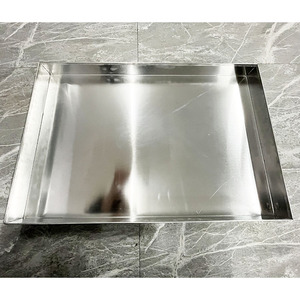 Hands ch weißen Backblech aus Edelstahl in Sonder größe mit elektrolyti schem Polieren - Product Image 6