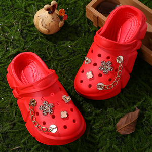 Sepatu Clogs Anak Perempuan, Sandal Taman Anti-Selip untuk Luar Ruangan, Sepatu Pantai Lunak Anak Laki-Laki untuk Dalam Ruangan, Sepatu Kartun Berujung Tertutup, Sandal Lucu Berlubang - Product Image 5