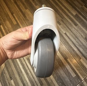 3 pouces 75mm Roulette en plastique nylon de qualité médicale <span class=keywords><strong>pour</strong></span> chariots médicaux - Product Image 5