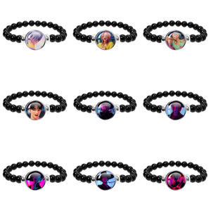 Venta caliente Kpop Demon Hunter Mira Rumi Zoey Linda pulsera de cuentas de cristal de dibujos animados elegante regalo de novedad para la colección de fanáticos de la película - Product Image 4