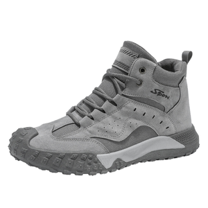Chaussures de sport décontractées de luxe pour hommes, à lacets, couleur unie, semelle intérieure EVA antidérapante et chaude, en toile respirante pour le printemps - Product Image 1