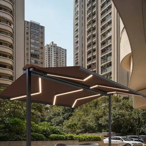 270 degrés RV auvent motorisé rétractable toit de voiture pare-soleil robuste 900 Denier Portable <span class=keywords><strong>pour</strong></span> Camping en plein air voyage <span class=keywords><strong>bateau</strong></span> côté - Product Image 2