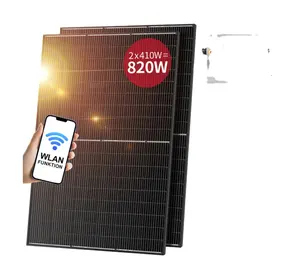 Pannello fotovoltaico impermeabile di grado industriale batteria pack ibrido solare residenziale sistema di generazione di energia completa