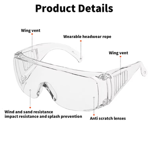 <span class=keywords><strong>Gafas</strong></span> DE SEGURIDAD láser de alta eficiencia y bajo <span class=keywords><strong>precio</strong></span>, superventas, lentes transparentes para PC, <span class=keywords><strong>gafas</strong></span> <span class=keywords><strong>protectoras</strong></span> antiarañazos, protección ocular - Product Image 5