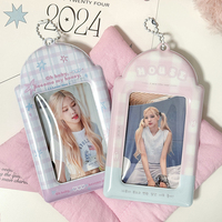 Porte-cartes PVC coréen personnalisé mignon, étui photo tendance, protège-cartes photo Kpop, pochettes de protection pour cartes de collection de stars