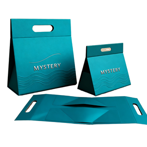 Caja de Regalo Magnética Plegable Triangular, Personalizada para Cosméticos, con Laminado Mate, Materiales Reciclados, Logotipo Personalizado, Guangdong - Product Image 1