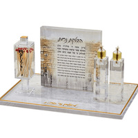 Boîte à allumettes Judaica de luxe en Lucite, personnalisée en usine, avec logo personnalisé, en acrylique, pour Shabbat et les fêtes