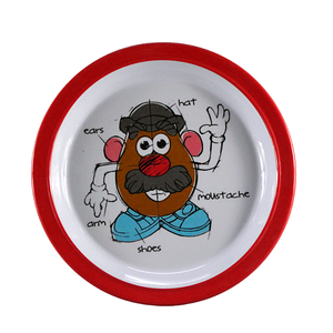 Assiette à dîner pour enfants assiette d'alimentation de sécurité pour bébé <span class=keywords><strong>vaisselle</strong></span> incassable en mélamine <span class=keywords><strong>vaisselle</strong></span> pour enfants - Product Image 1