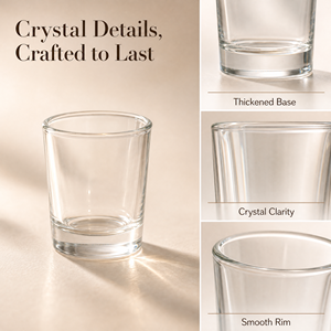 Collection <span class=keywords><strong>de</strong></span> bougeoirs <span class=keywords><strong>en</strong></span> verre transparent, 5 tailles, clarté cristalline, base épaissie, pour bougies pilier et bougies thé, prêts pour la maison, la table et les mariages - Product Image 3